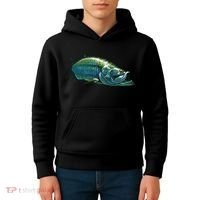 Tarpon Swimming Kids Hoodie thumb 4