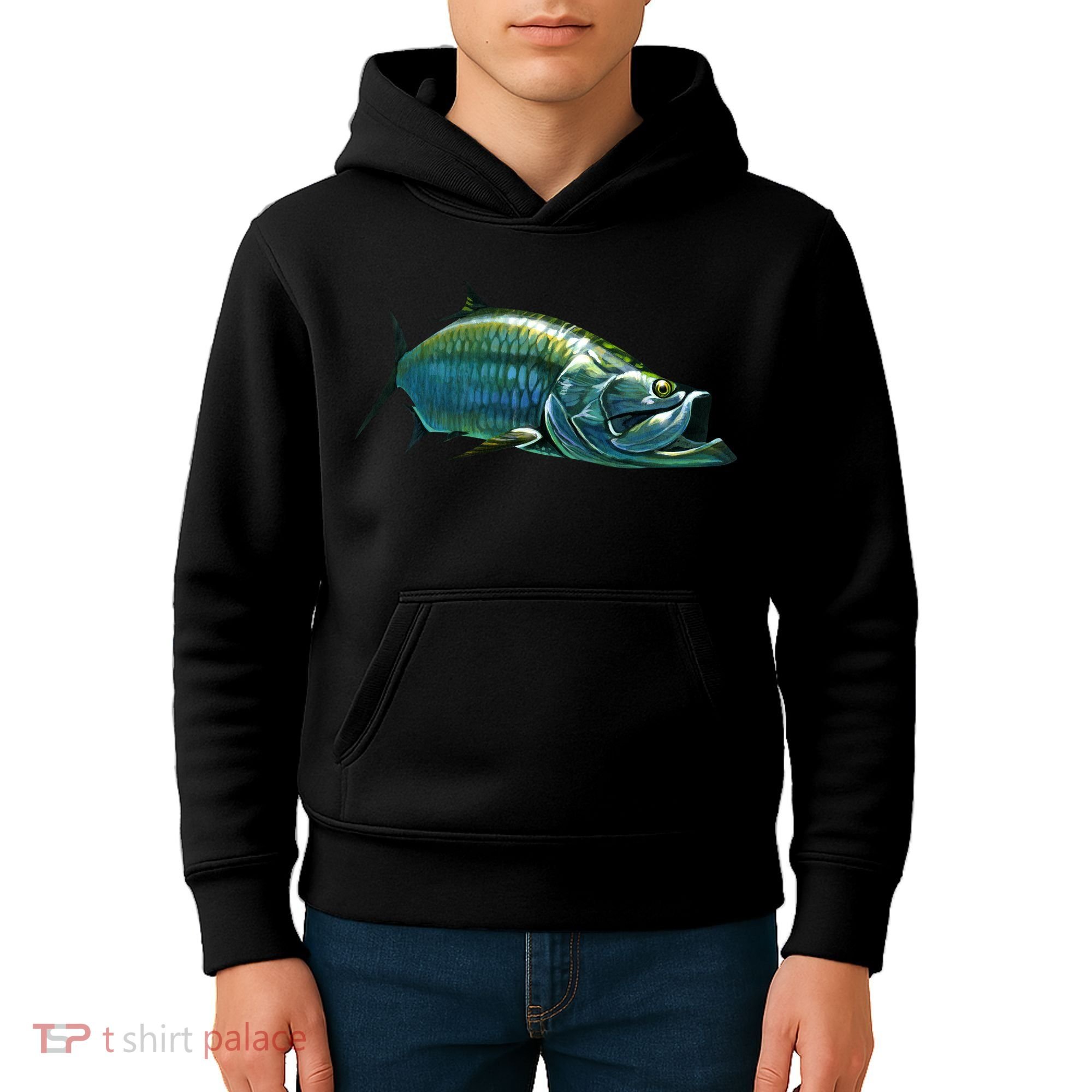 Tarpon Swimming Kids Hoodie