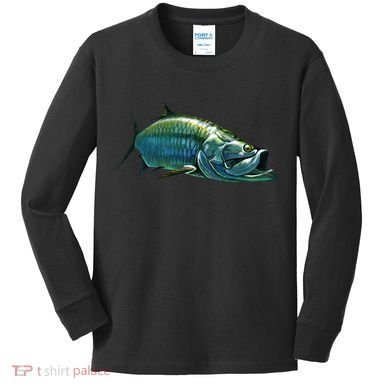 Tarpon Swimming Kids Long Sleeve Shirt