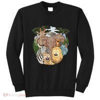 The African Selfie Savanna Africa Safari Animals Zoo Keeper Sweatshirt thumb 0