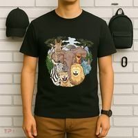 The African Selfie Savanna Africa Safari Animals Zoo Keeper T-Shirt thumb 6