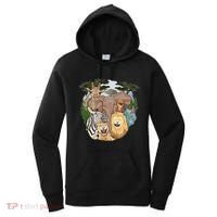 The African Selfie Savanna Africa Safari Animals Zoo Keeper Women's Hoodie thumb 0