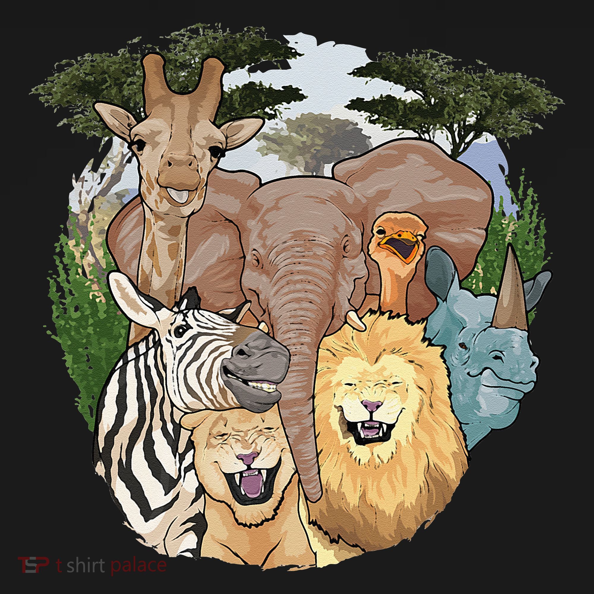 The African Selfie Savanna Africa Safari Animals Zoo Keeper Women's Hoodie
