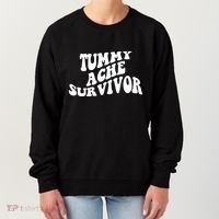 Tummy Ache Survivor Retro Women's Sweatshirt thumb 0