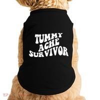 Tummy Ache Survivor Retro Doggie Tank thumb 0