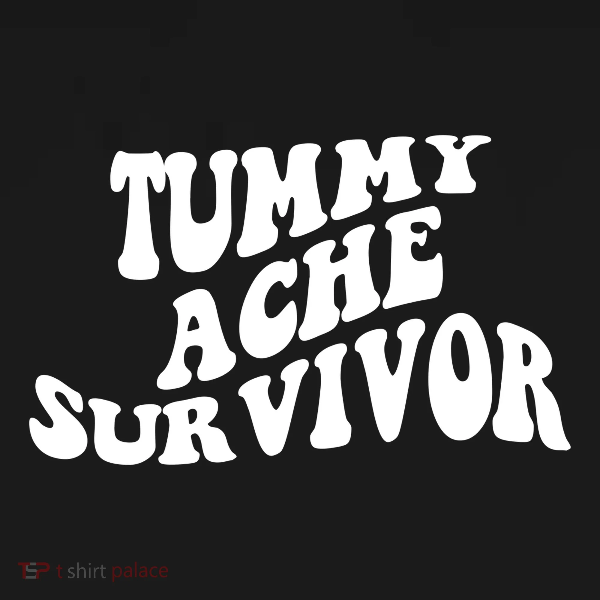 Tummy Ache Survivor Retro Doggie Tank
