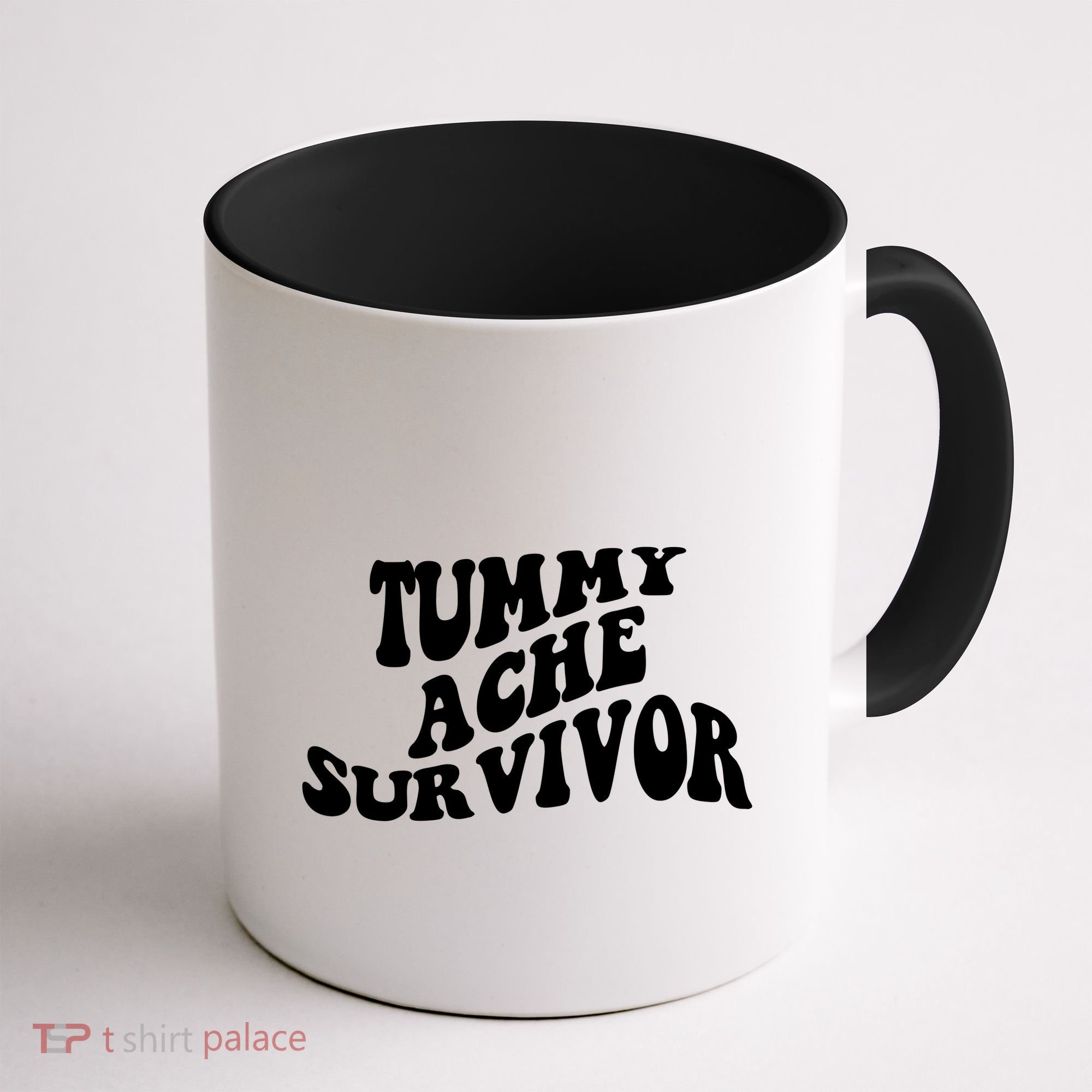 Tummy Ache Survivor Retro Coffee Mug