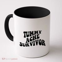 Tummy Ache Survivor Retro Coffee Mug thumb 0