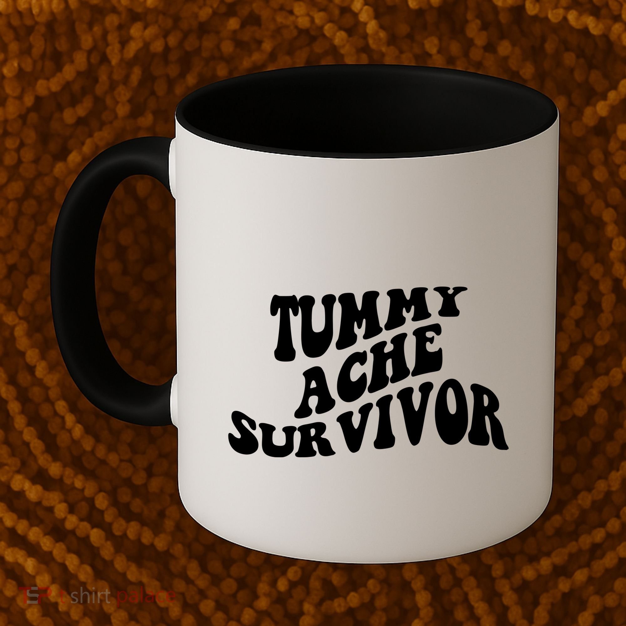 Tummy Ache Survivor Retro Coffee Mug