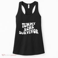 Tummy Ache Survivor Retro Women's Tank Top thumb 0