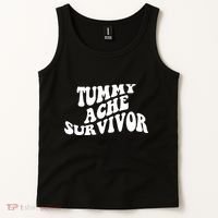 Tummy Ache Survivor Retro Tank Top thumb 2