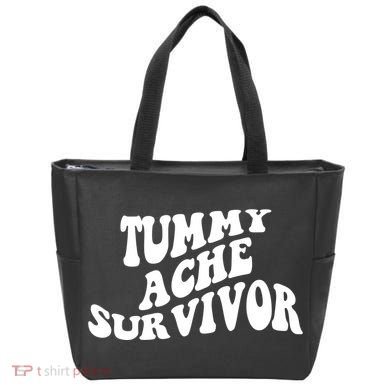 Tummy Ache Survivor Retro Tote Bag