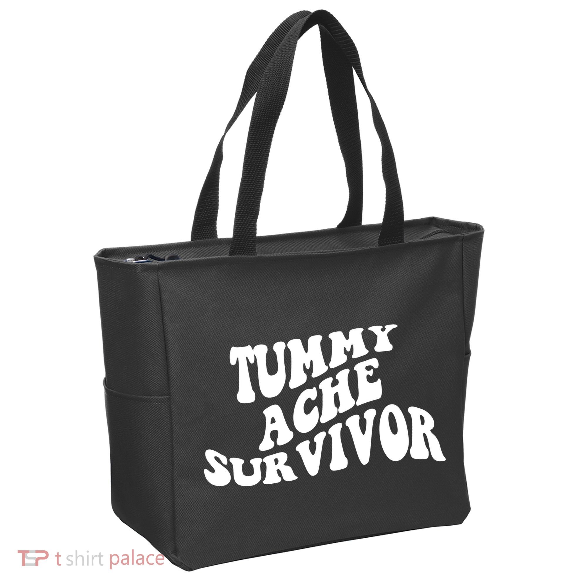 Tummy Ache Survivor Retro Tote Bag