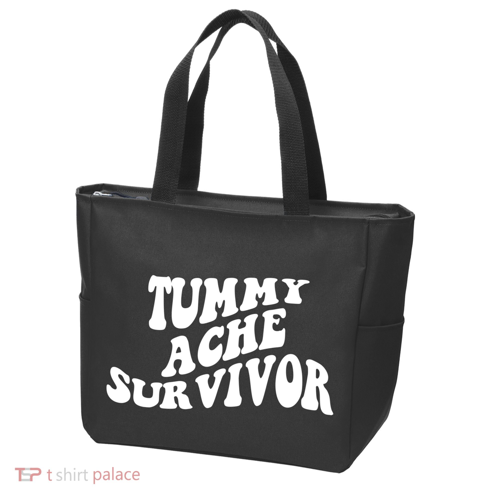 Tummy Ache Survivor Retro Tote Bag