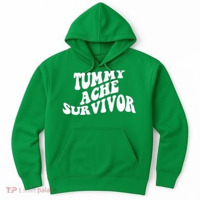 Tummy Ache Survivor Retro Hoodie
