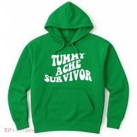 Tummy Ache Survivor Retro Hoodie thumb 0