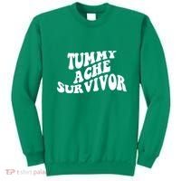 Tummy Ache Survivor Retro Sweatshirt thumb 0