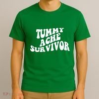 Tummy Ache Survivor Retro T-Shirt thumb 3