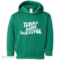 Tummy Ache Survivor Retro Toddler Hoodie thumb 0