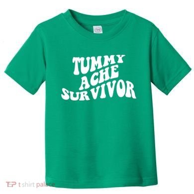 Tummy Ache Survivor Retro Toddler T-Shirt