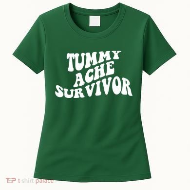 Tummy Ache Survivor Retro Women's T-Shirt