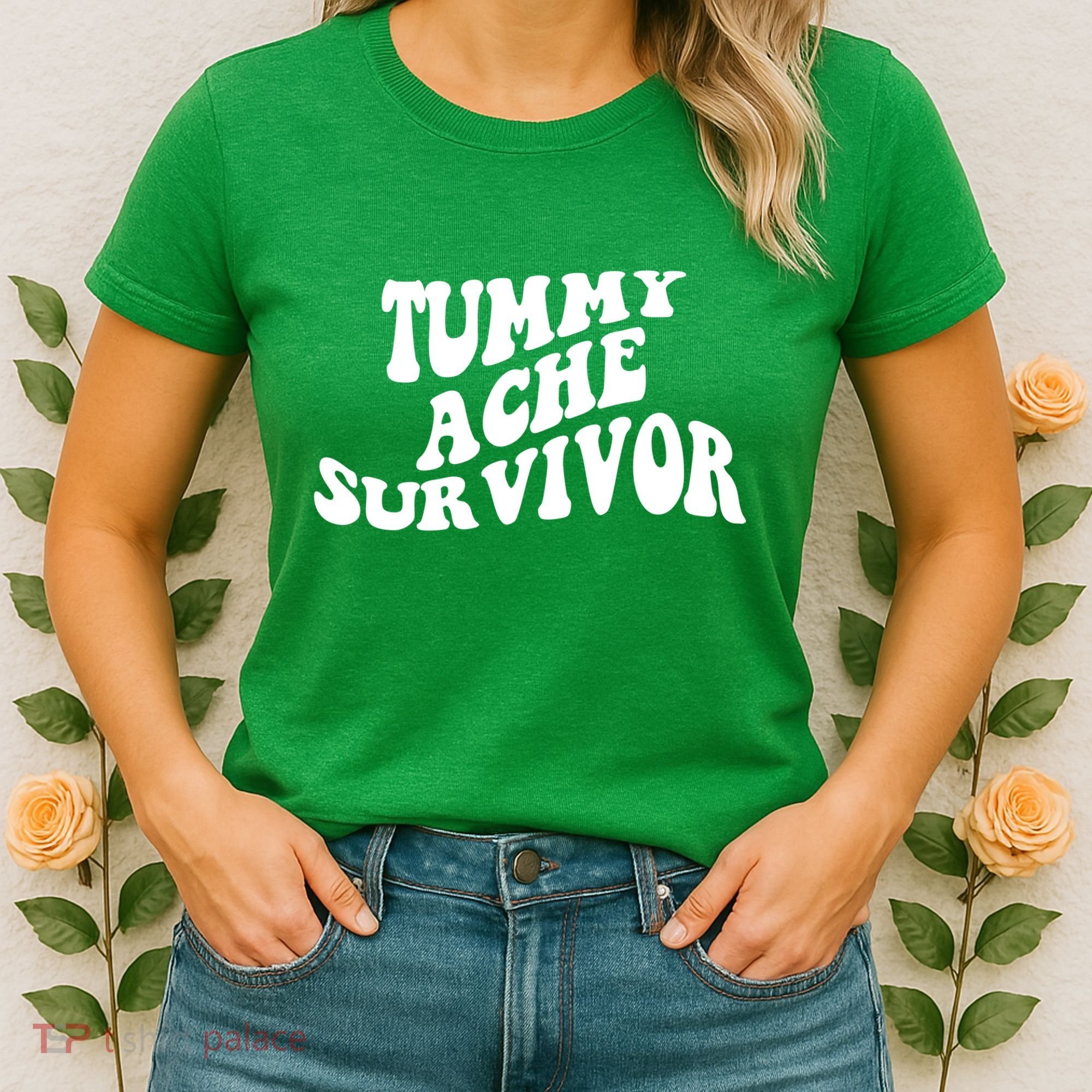 Tummy Ache Survivor Retro Women's T-Shirt
