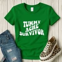 Tummy Ache Survivor Retro Women's T-Shirt thumb 3