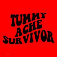 Tummy Ache Survivor Retro Santa Hat thumb 1