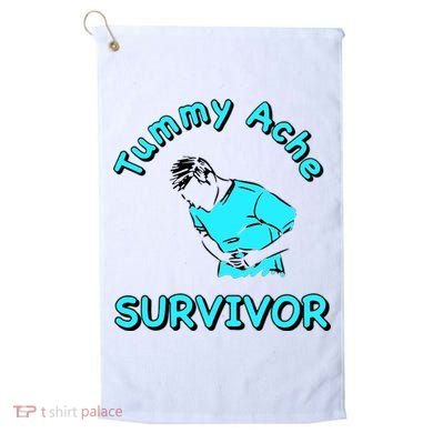 Tummy Ache Survivor Golf Towel