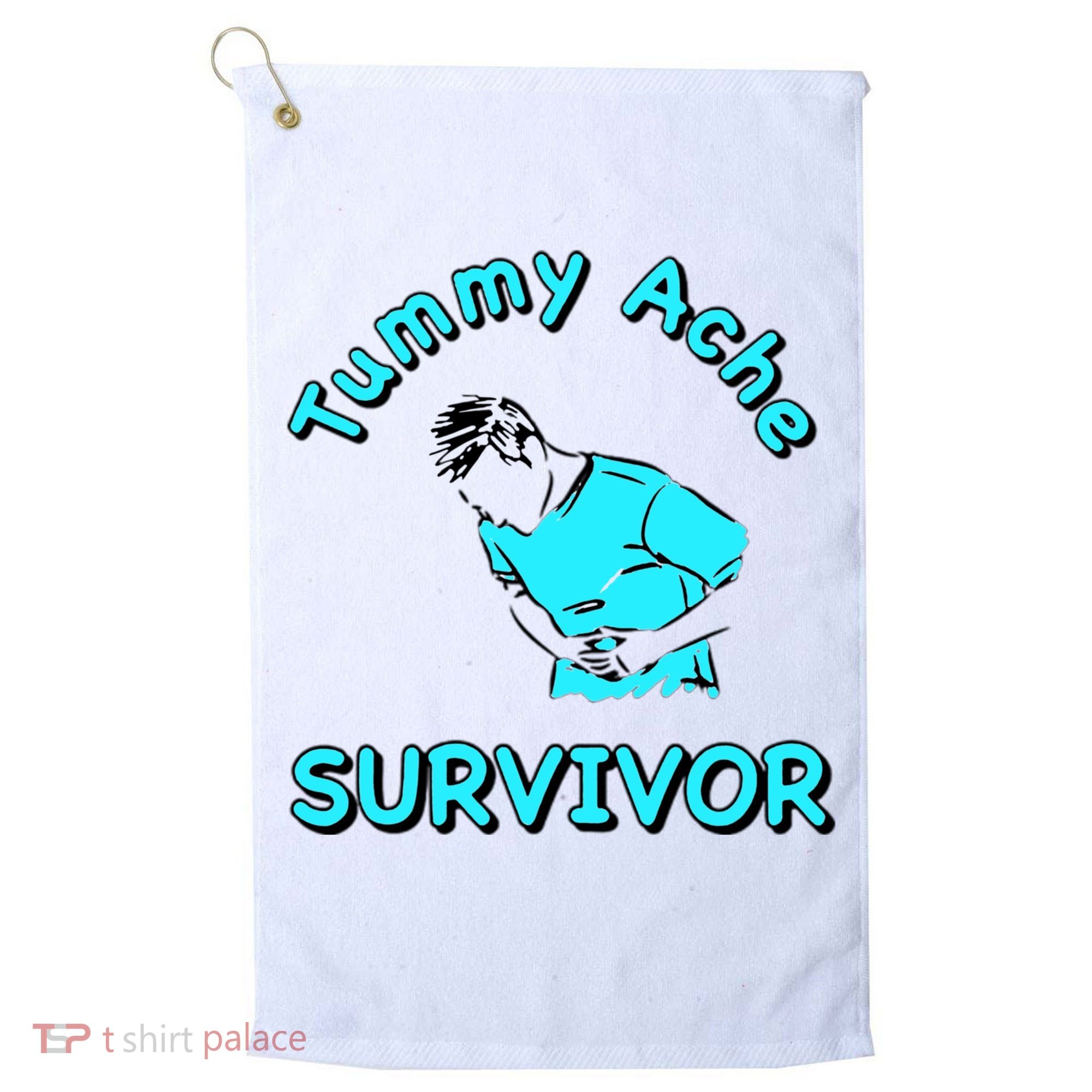 Tummy Ache Survivor Golf Towel