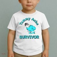 Tummy Ache Survivor Toddler T-Shirt thumb 2