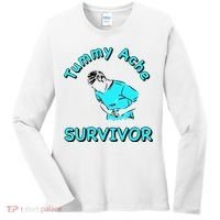 Tummy Ache Survivor Women's Long Sleeve Shirt thumb 0