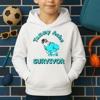 Tummy Ache Survivor Kids Hoodie thumb 2