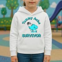 Tummy Ache Survivor Kids Hoodie thumb 3