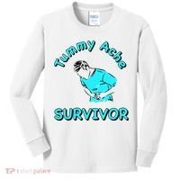Tummy Ache Survivor Kids Long Sleeve Shirt thumb 0