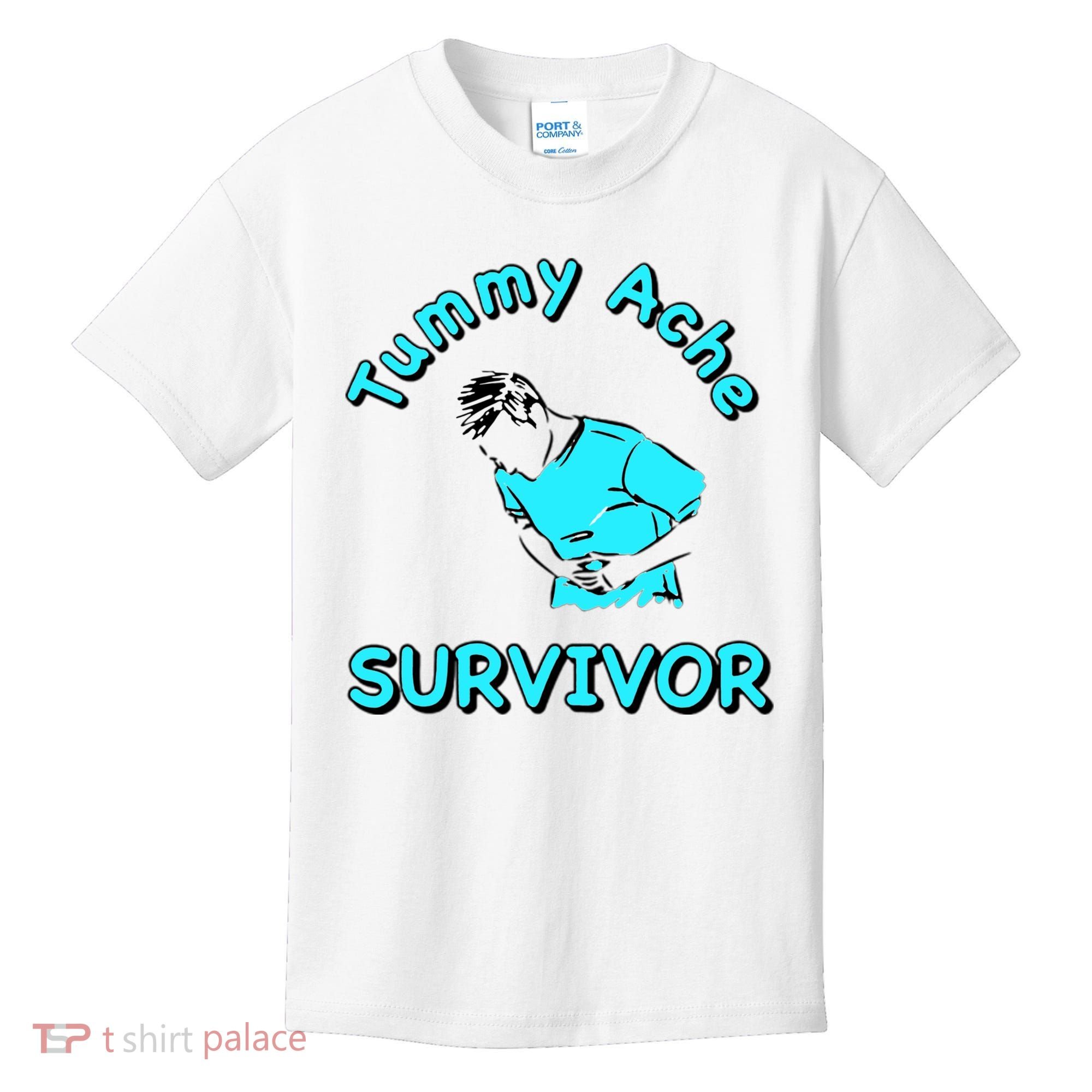Tummy Ache Survivor Kids T-Shirt