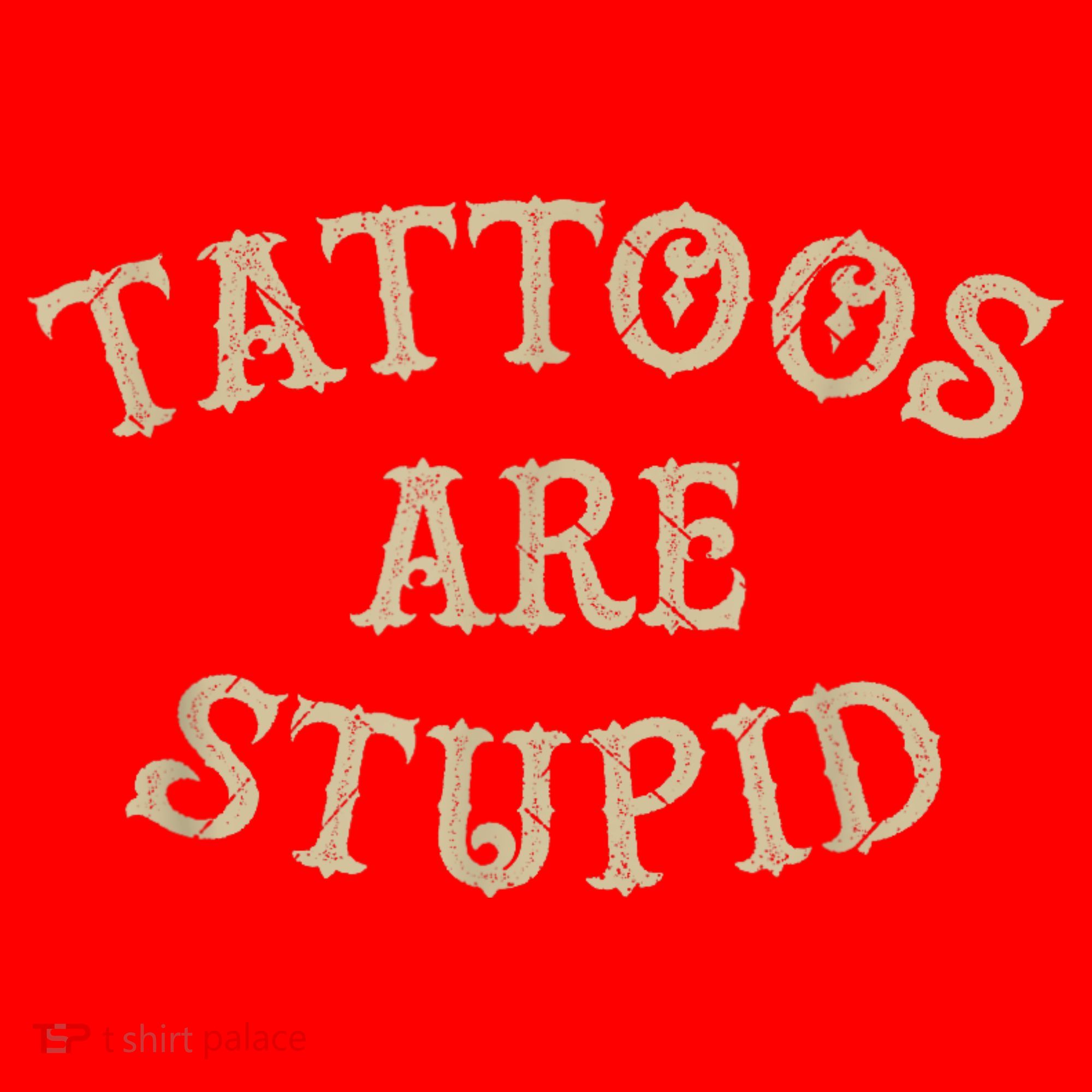 Tattoos Are Stupid Funny Sarcastic Tattoo Santa Hat