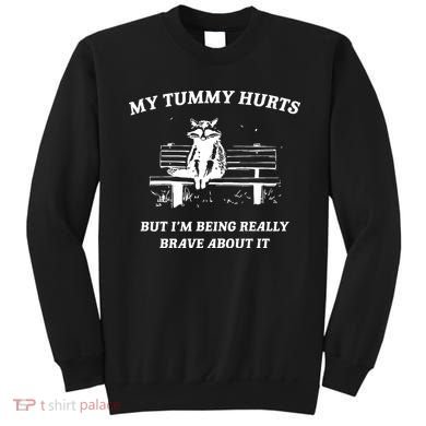 Tummy Ache Survivor Retro 90s Sweatshirt