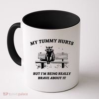 Tummy Ache Survivor Retro 90s Coffee Mug thumb 0