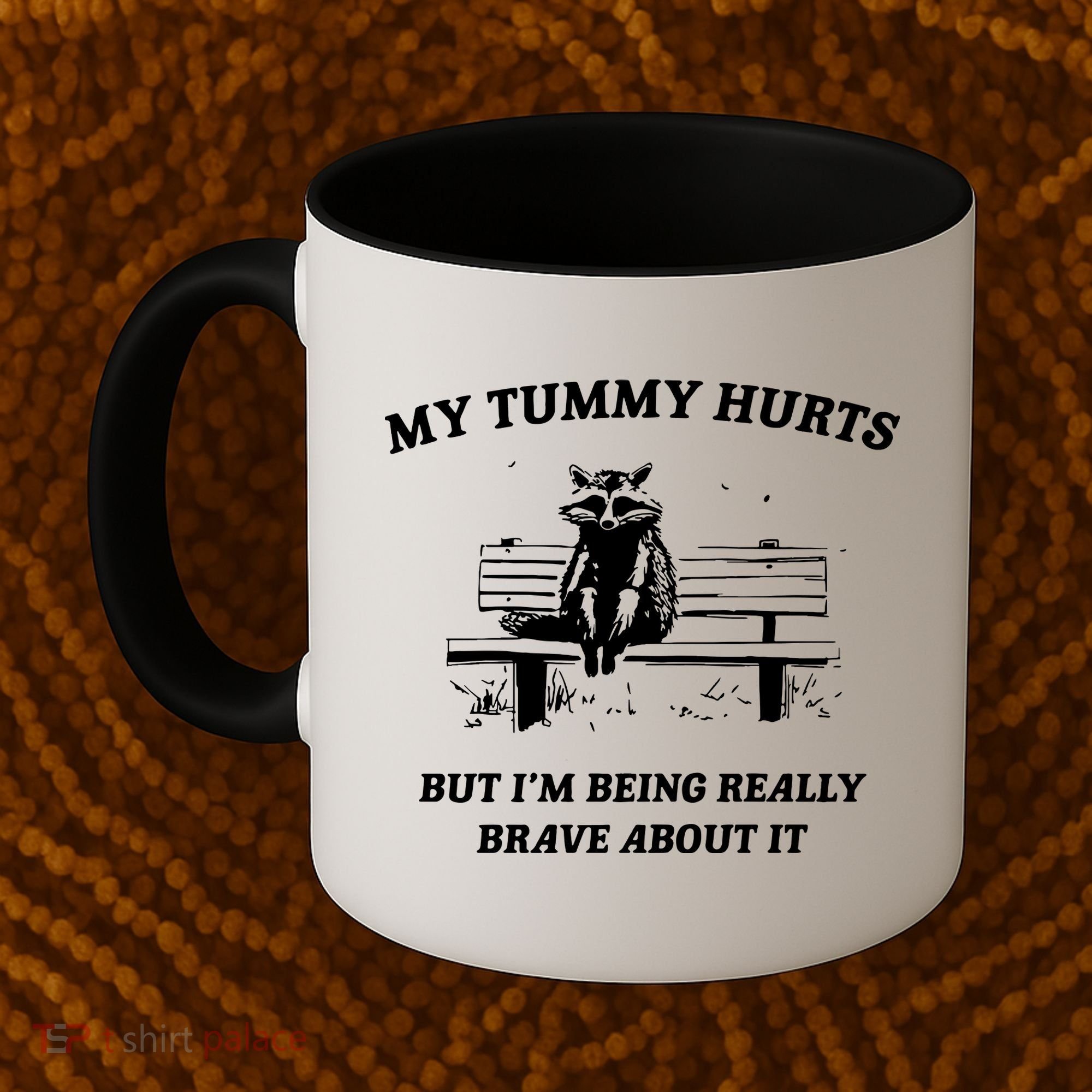 Tummy Ache Survivor Retro 90s Coffee Mug