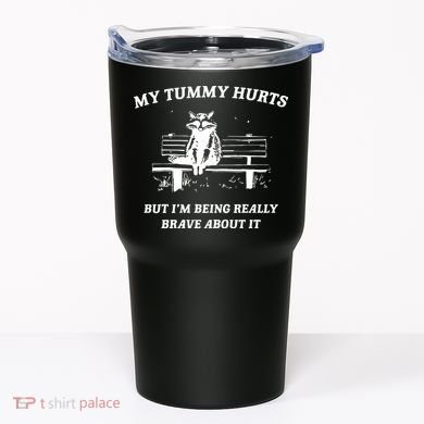 Tummy Ache Survivor Retro 90s Tumbler