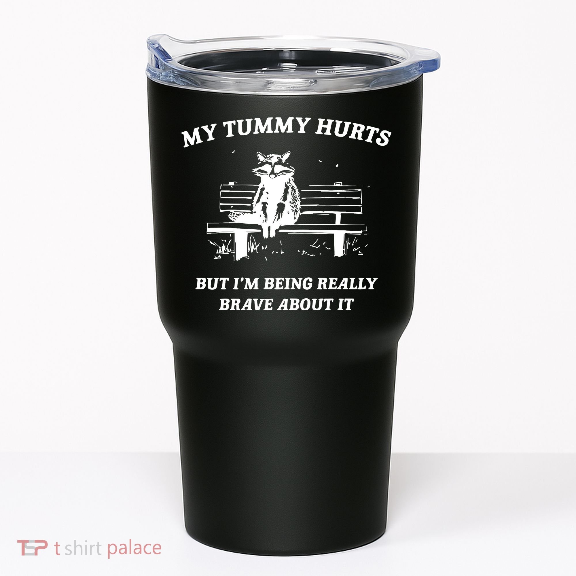 Tummy Ache Survivor Retro 90s Tumbler