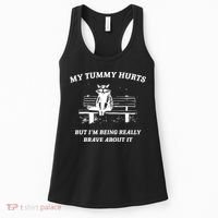 Tummy Ache Survivor Retro 90s Women's Tank Top thumb 0