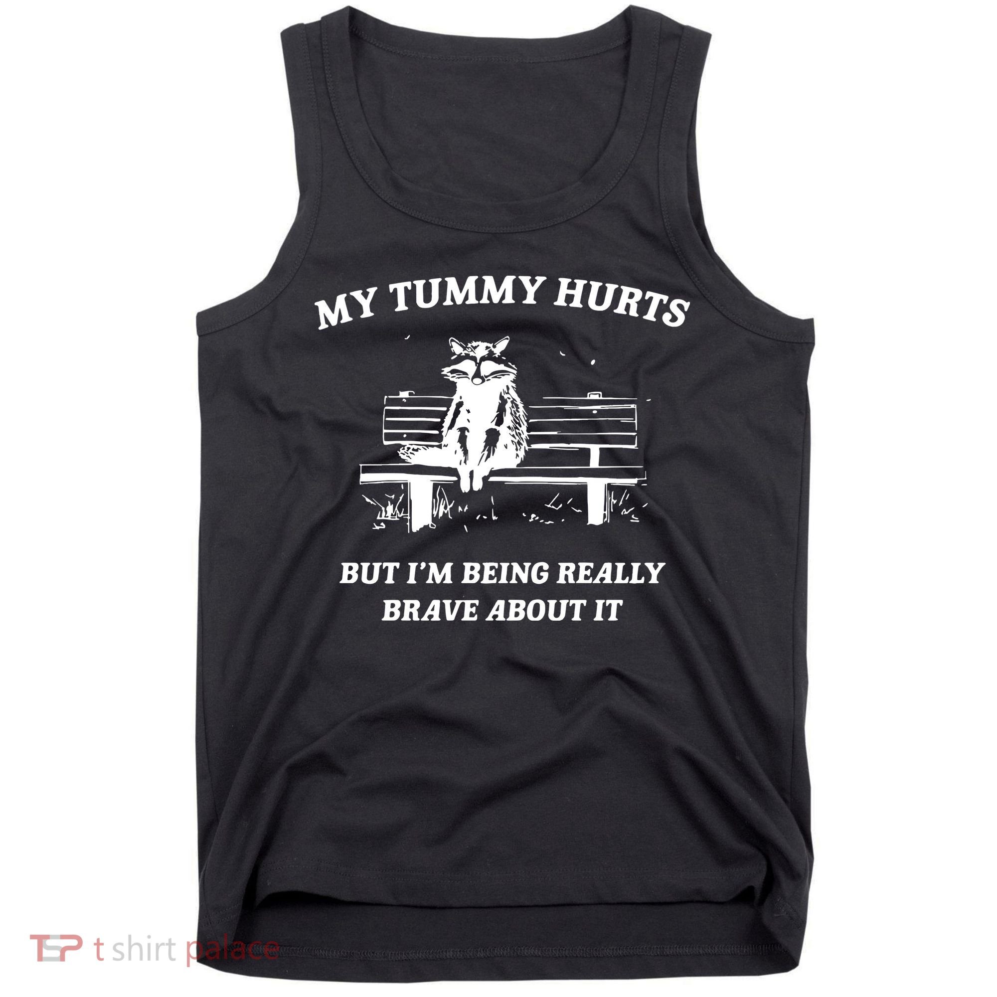 Tummy Ache Survivor Retro 90s Tank Top