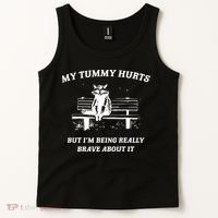 Tummy Ache Survivor Retro 90s Tank Top thumb 2