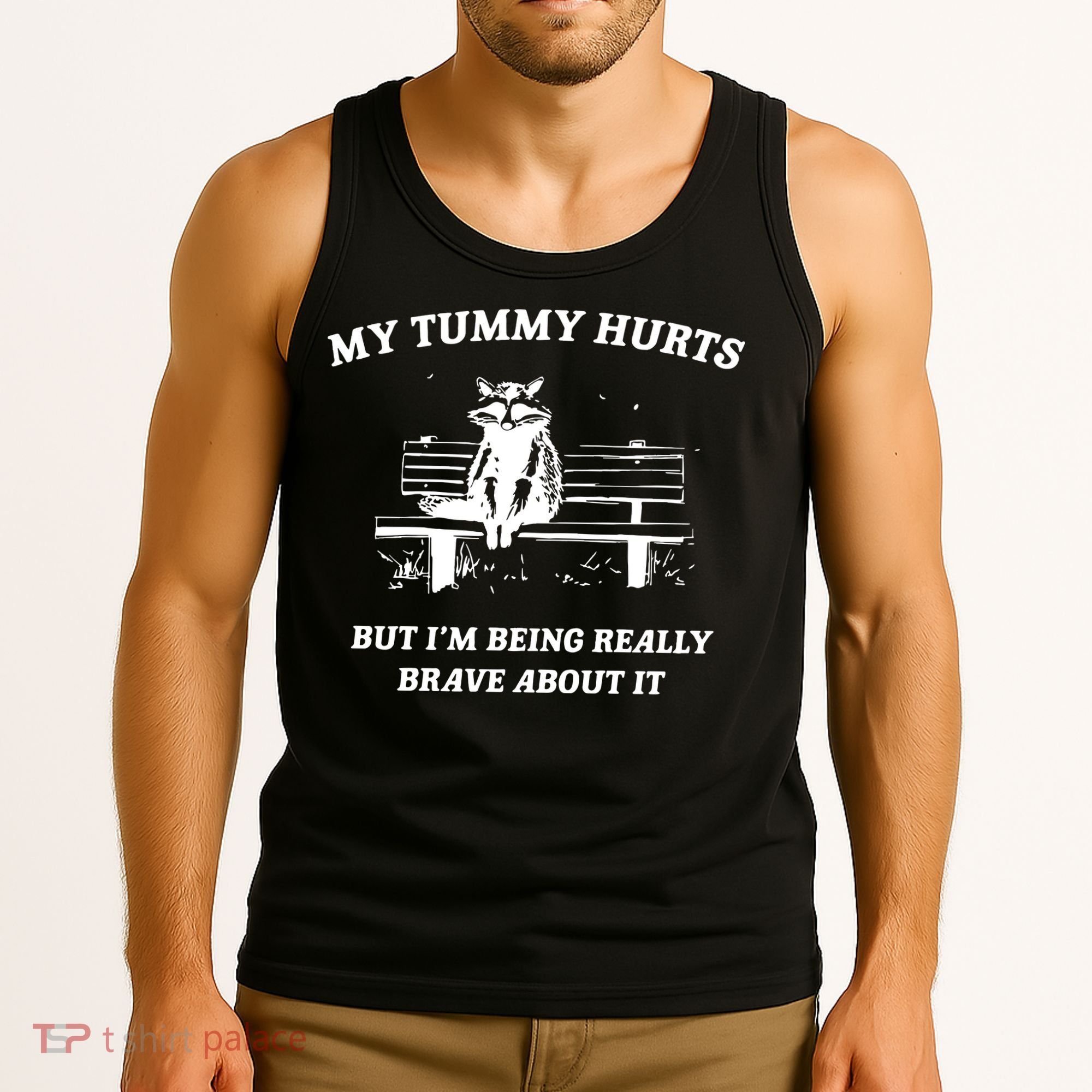 Tummy Ache Survivor Retro 90s Tank Top