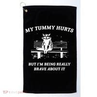 Tummy Ache Survivor Retro 90s Golf Towel thumb 0