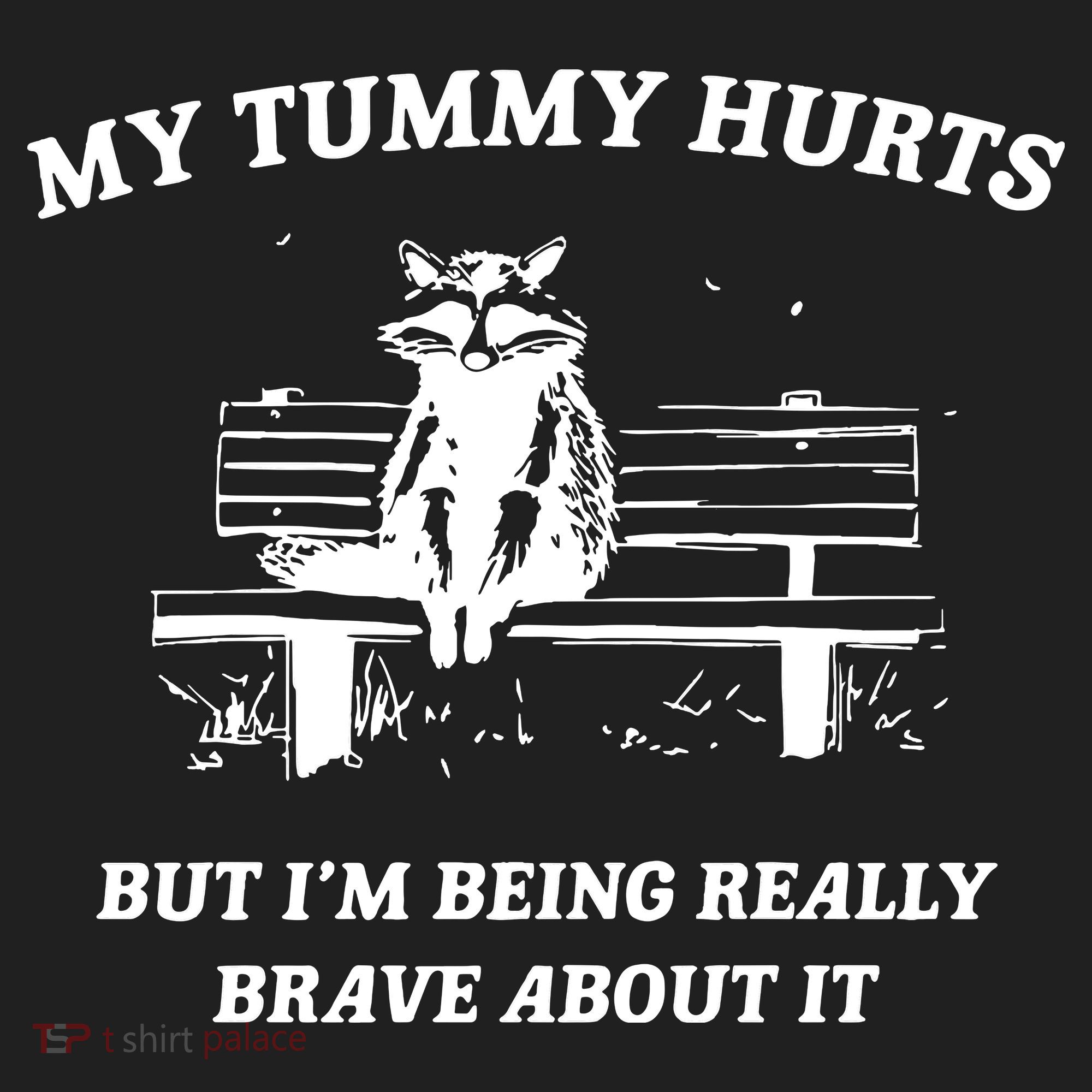 Tummy Ache Survivor Retro 90s Golf Towel