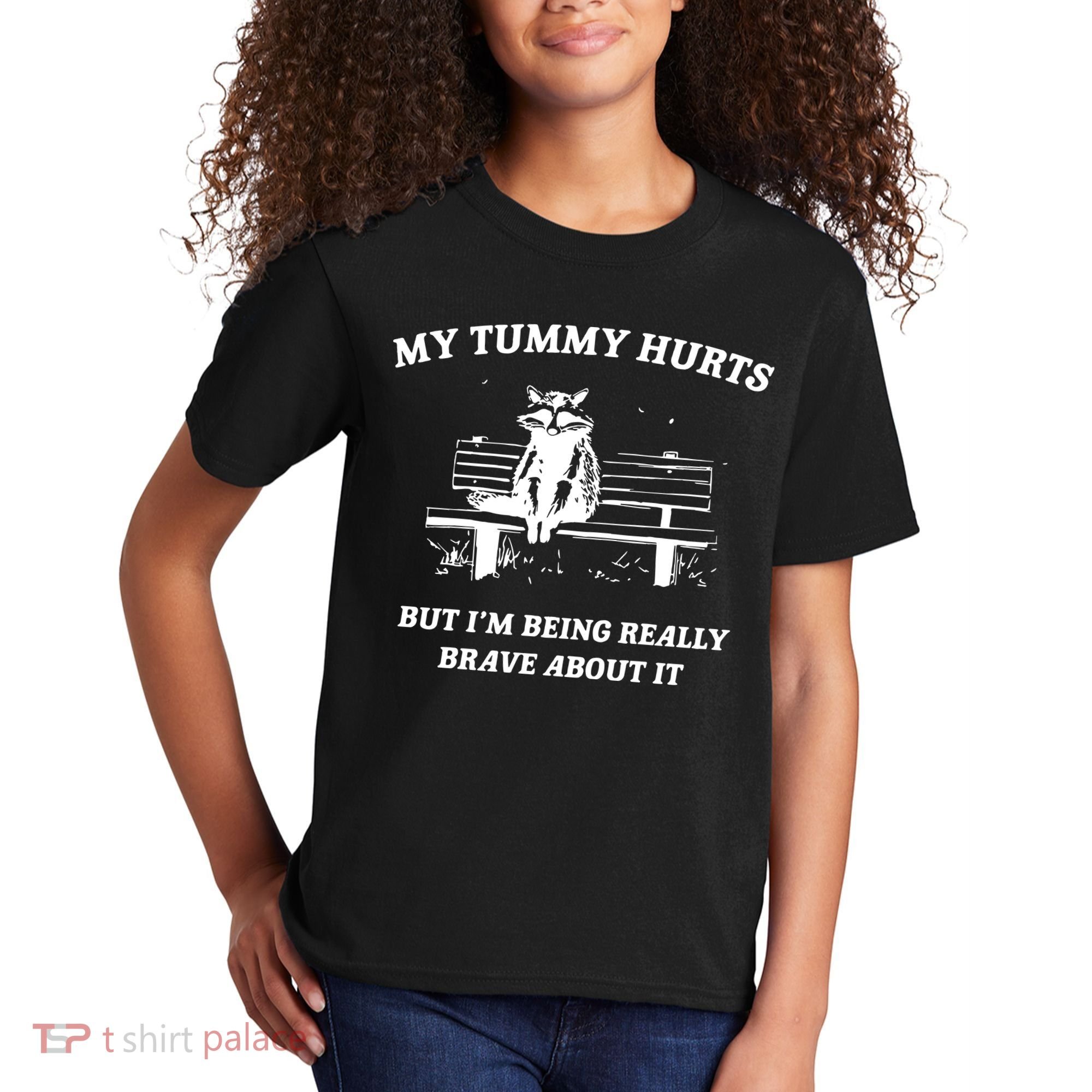 Tummy Ache Survivor Retro 90s Kids T-Shirt