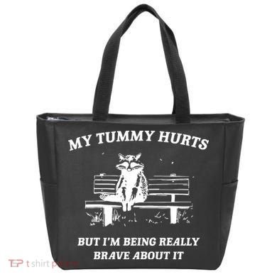 Tummy Ache Survivor Retro 90s Tote Bag